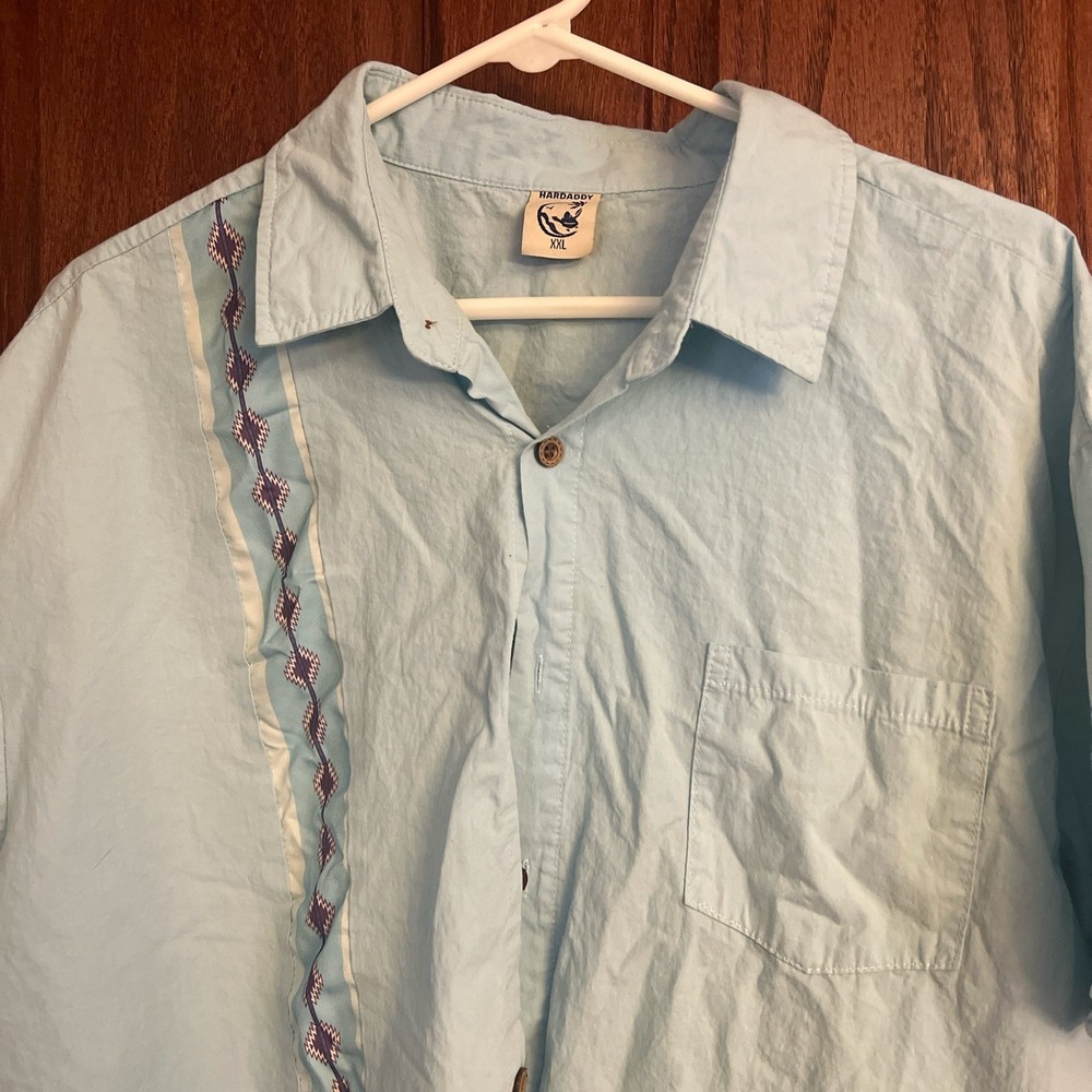 Hardaddy Retro Vintage Style Bowling Button Up Shirt Men's Size 2XL